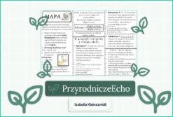 Sketchnotka/notatka „Mapa i skala” w pdf. Geografia. Klasa 5. Dział „Mapa Polski”.