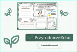 Karta pracy „Przyroda i jej składniki” w pdf. Przyroda. Klasa 4. Dział „Poznajemy warsztat przyrodnika”.