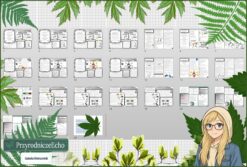 Średni zestaw na lekcje do całego działu: sketchnotki/notatki, karty pracy plus gratisowe prezentacje multimedialne w pdf. Przyroda. Klasa 4. Dział „Poznajemy warsztat przyrodnika”.