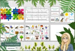 Pomysł na lekcję/pomysł na projekt/układanka/ materiał do lekcji do tematu „Przyroda i jej składniki” w pdf. W gratisie niekomercyjny scenariusz lekcji/pomysł na lekcję w programie genial.ly do edycji. Na podstawie wydawnictwa Nowa Era. Przyroda 4. Dział „Poznajemy warsztat przyrodnika”.