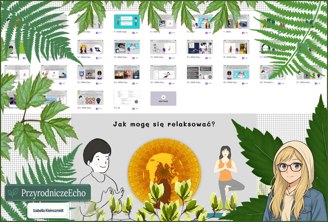 Prezentacja multimedialna w genial.ly „ Jak mogę się relaksować?”. Edukacja zdrowotna. Klasa 5. Dział „Moje zdrowie".