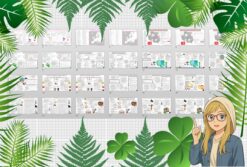 Średni zestaw na lekcje do całego działu: sketchnotki/notatki, karty pracy plus gratisowe prezentacje multimedialne w pdf. Geografia. Klasa 7. Dział „Ludność i urbanizacja”.