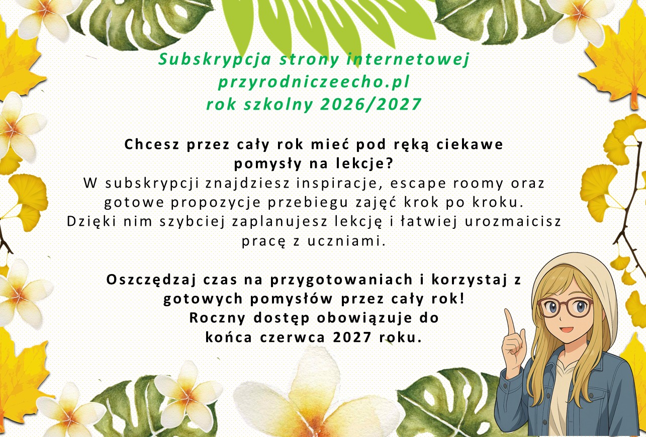 Subskrypcja na rok szkolny 2026/2027 – dostęp do materiałów w zakładce „Moja praca” na stronie internetowej.