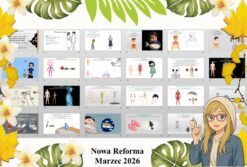 Prezentacja multimedialna w genial.ly do edycji „Ciało człowieka - niezwykła maszyna. Jak się poruszam?” wykonana na podstawie podręcznika „Przyroda” Nowa Era. Przyroda 4. Dział „Jak działa moje ciało?”.