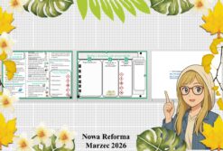 Mały zestaw na jedną lekcję: sketchnotka/notatka/przypomnienie dla nauczyciela, karta pracy plus prezentacja multimedialna „Myślę i działam jak przyrodnik” w pdf. Przyroda "Odkrywam przyrodę". Klasa 4. Dział „Spotkanie z przyrodą".