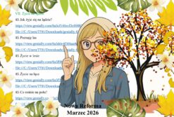 Zestaw samych prezentacji multimedialnych z przyrody wykonanych w genial.ly do edycji do jednego działu "Życie na lądzie" w pdf. Przyroda. klasa 4. Nowa Era "Odkrywam przyrodę".